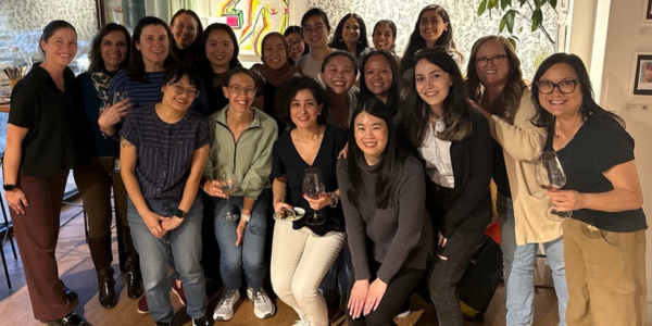 Participants enjoy the 2024 fall kickoff event for the Women in Radiology group at the UW.