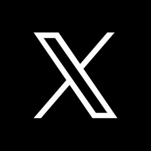 "X" (formally known as Twitter) Logo.